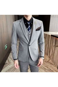 YT05-GRYYLTa Grey Light Tuxedo Rental Sale Purchase Ready made Malaysia Kuala Lumpur Selangor