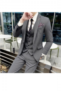 YT12-GRYLTWHSTR-2XL GRYDK Dark Grey preorder a Tuxedo Rental Sale Purchase Ready made Malaysia Kuala Lumpur Selangor (2)