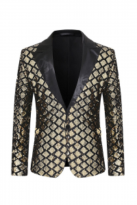 KC07A-JBLKSQCHQGOLD Formal Men Suit Rental Malaysia