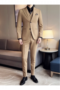 MR47-YELLMUSPAS-KHAKI (2) Formal Men suit Rental Malaysia